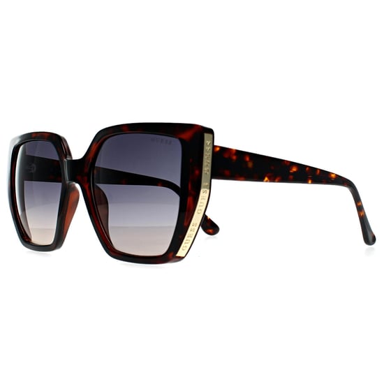 Guess GF6178 52W dunkle havannablaue Sonnenbrille mit Farbverlauf - Image 2
