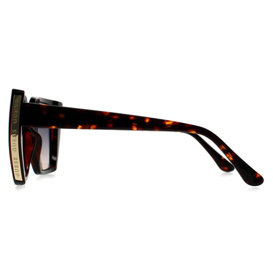Guess GF6178 52W dunkle havannablaue Sonnenbrille mit Farbverlauf - Image 3