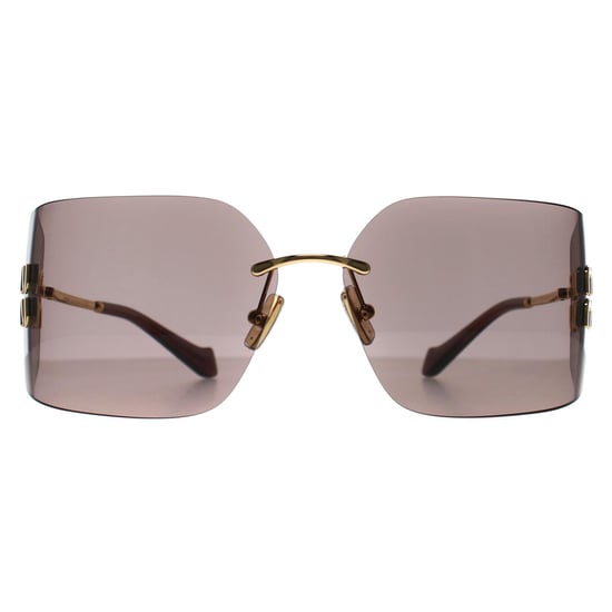 Miu Miu MU54YS 5AK06I gold hell lila braun Sonnenbrille - Image 1