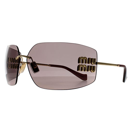 Miu Miu MU54YS 5AK06I gold hell lila braun Sonnenbrille - Image 2