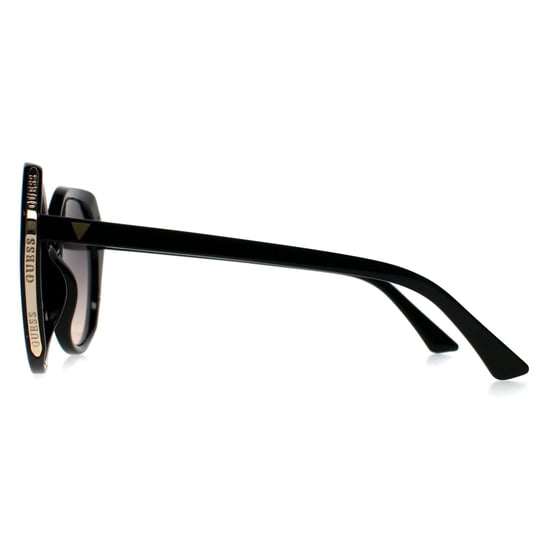 Guess GF6201 01B glänzend schwarz blau rosa Farbverlauf Sonnenbrille - Image 3