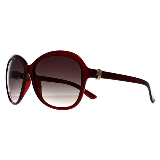 Seksy N2812 C transparente burgunderfarbene Sonnenbrille mit Rauchverlauf - Image 2