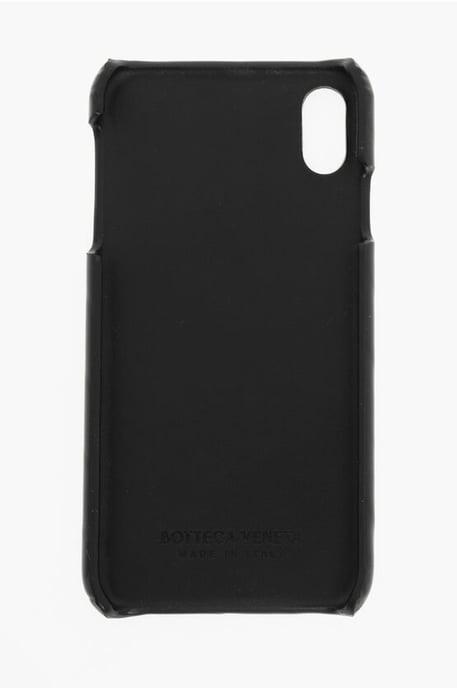 Gewebte Lederhülle für das iPhone XS MAX in Schwarz - Image 3