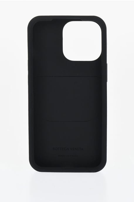 Geflochtene iPhone 13 Pro-Hülle mit Airpods-Halter in Schwarz - Image 2