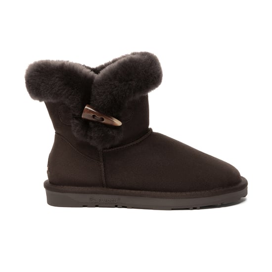 EVER AU Damen Robin Horn Toggle Knopf Mini Stiefel - Image 1