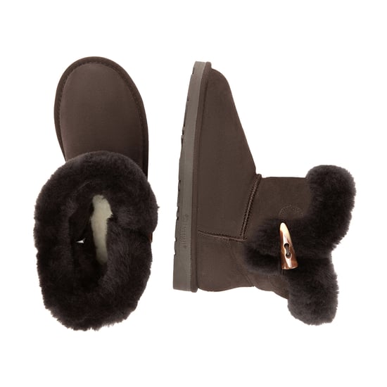 EVER AU Damen Robin Horn Toggle Knopf Mini Stiefel - Image 3