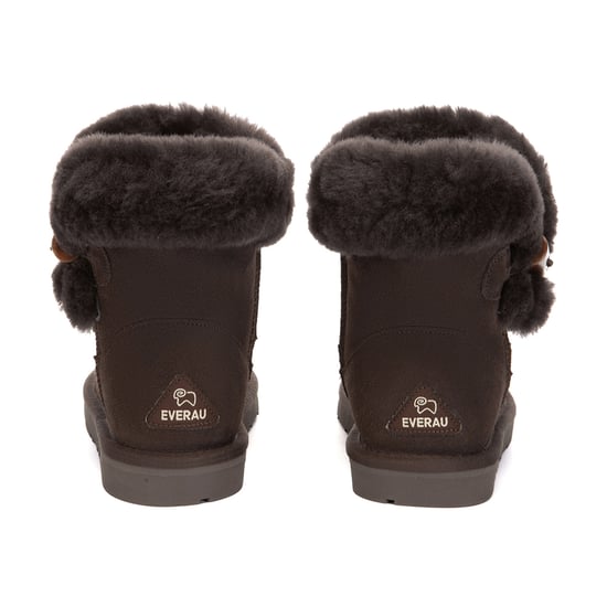 EVER AU Damen Robin Horn Toggle Knopf Mini Stiefel - Image 5