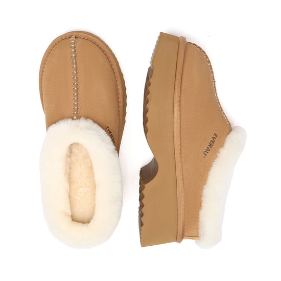 EVER AU Australien Frauen Savanna Knöchel Chunky Plattform Schafsfell Stiefel - Image 3