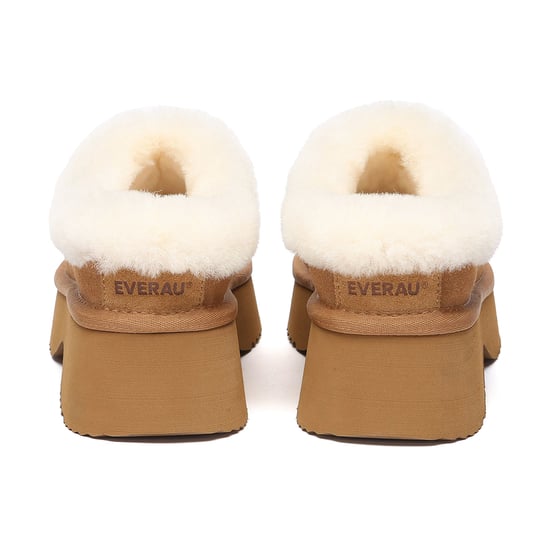 EVER AU Australien Frauen Savanna Knöchel Chunky Plattform Schafsfell Stiefel - Image 5