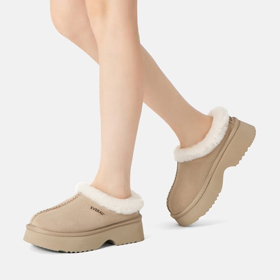 EVER AU Australien Damen Savanna Knöchelhöhe Chunky Platform Schafsleder Stiefel - Image 2