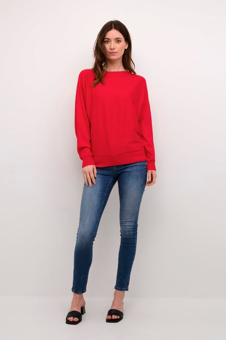 Strickpullover CUannemarie Oversize fit red - Image 3