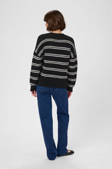Strickpullover CUbernie Classic fit black offwhite - Image 2