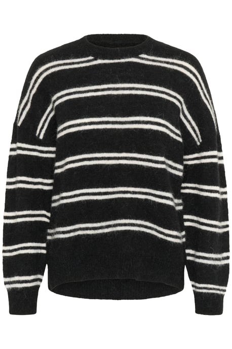 Strickpullover CUbernie Classic fit black offwhite - Image 4