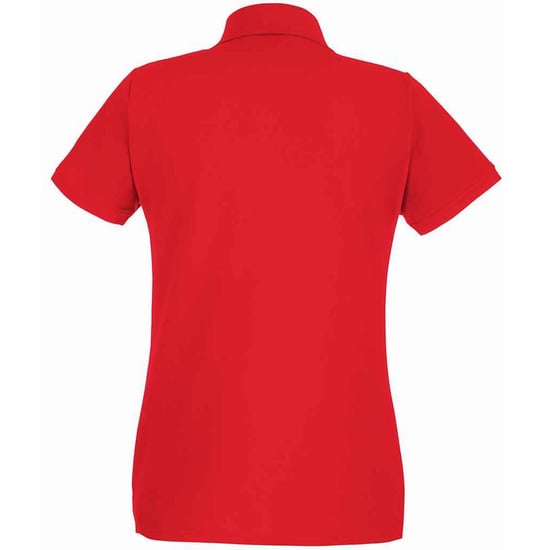Fruit of the Loom - "Premium" Poloshirt für Damen (Rot) - Image 2