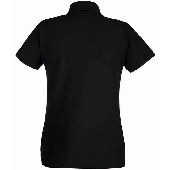 Fruit of the Loom - "Premium" Poloshirt für Damen (Schwarz) - Image 2