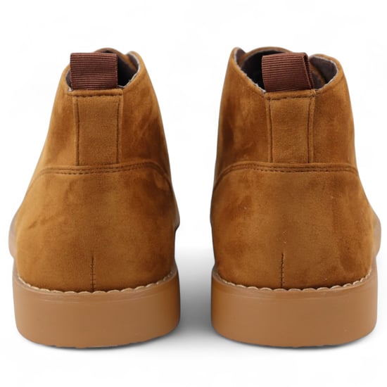 Hellbraune Premium Chukka-Stiefel aus Wildleder im Wüstenstil für Herren - Image 6
