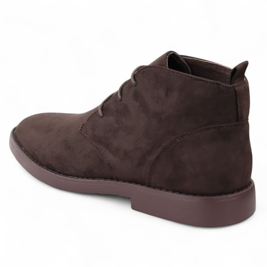 Braune Premium Chukka-Stiefel aus Wildleder im Desert-Stil für Herren - Image 4