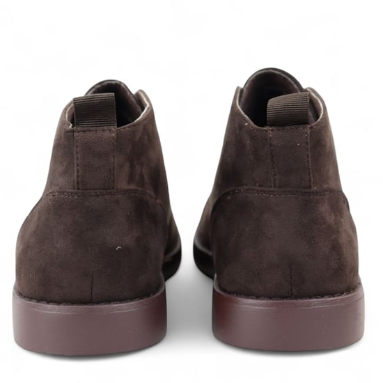 Braune Premium Chukka-Stiefel aus Wildleder im Desert-Stil für Herren - Image 6
