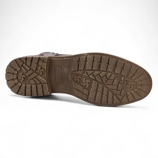 Braune Biker-Schnürstiefeletten für Herren - Image 6