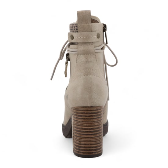 Mustang Damen Stiefeletten mit hohem Absatz in Off-White - Image 6