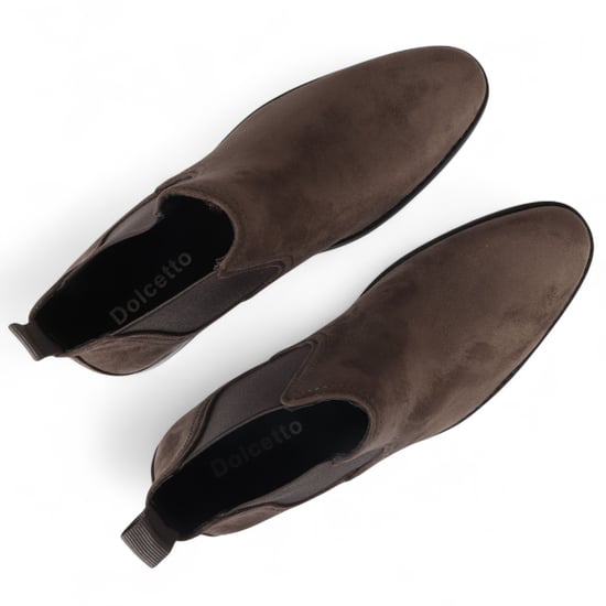 Herren Chelsea Boots aus Wildleder in Grau mit echtem Lederfutter - Image 5