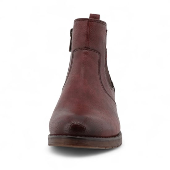 Mustang Damen Chelsea-Stiefeletten in Burgunderrot - Image 4