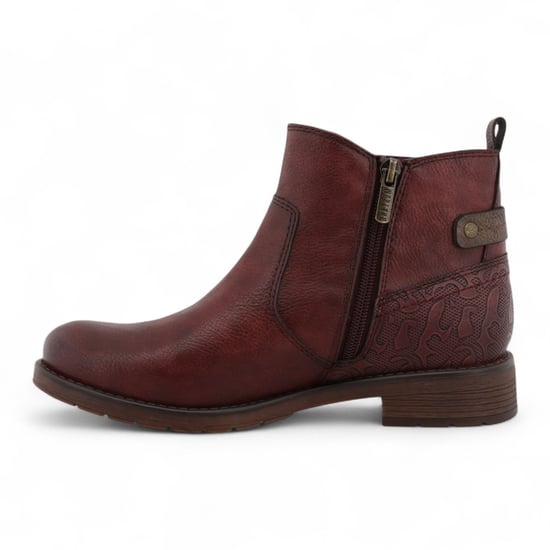 Mustang Damen Chelsea-Stiefeletten in Burgunderrot - Image 5