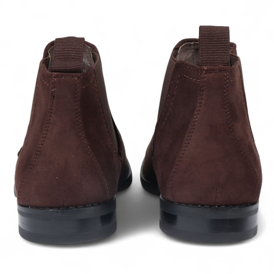 Herren Bown Wildleder Chelsea Boots Echtlederfutter Slip-On - Image 5