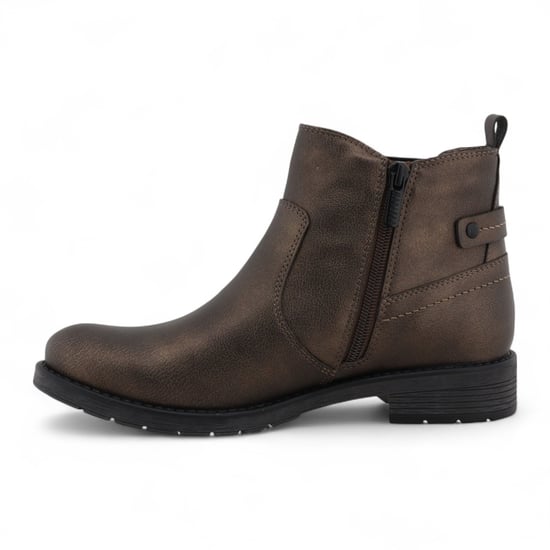 Mustang Chelsea-Stiefeletten für Damen in Goldbraun - Image 3