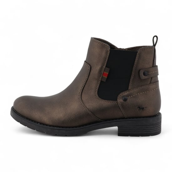 Mustang Chelsea-Stiefeletten für Damen in Goldbraun - Image 4