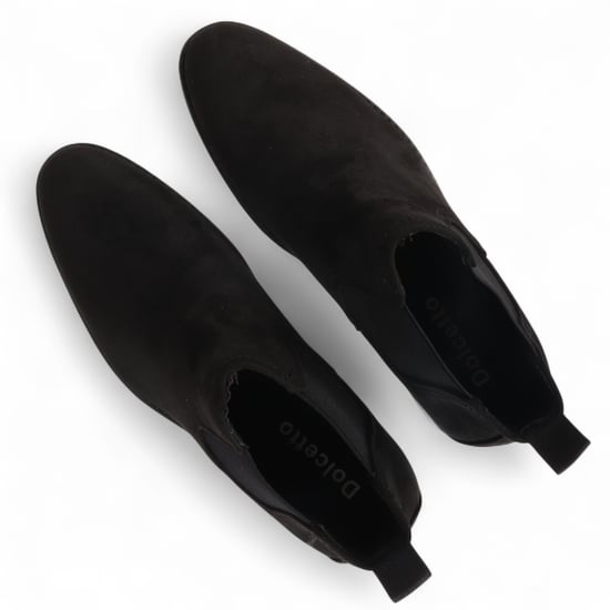 Herren Chelsea Boots aus schwarzem Wildleder mit echtem Lederfutter zum Hineinschlüpfen - Image 5
