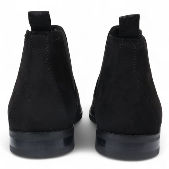 Herren Chelsea Boots aus schwarzem Wildleder mit echtem Lederfutter zum Hineinschlüpfen - Image 6