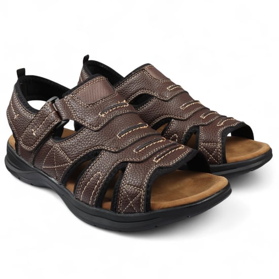 Leichte, lässige Sandalen für Herren in Marineblau mit offener Zehenpartie - Image 2