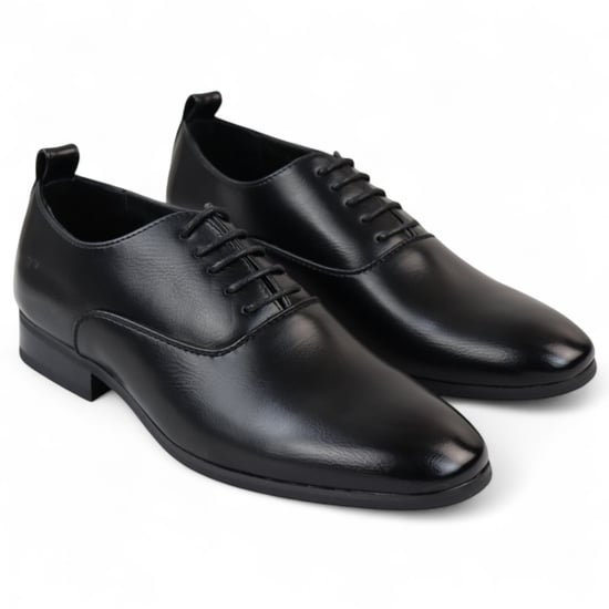 Klassische Oxford-Derby-Schuhe für Herren in Schwarz - Image 3