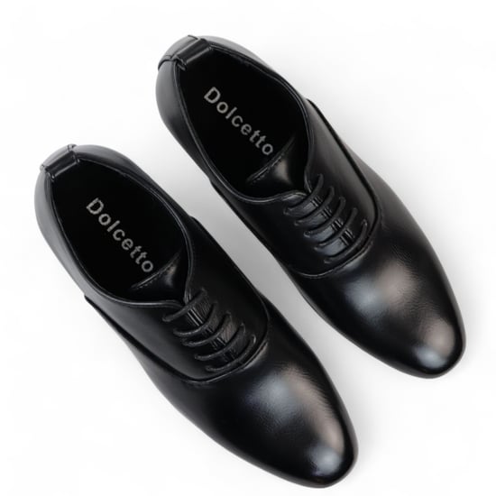 Klassische Oxford-Derby-Schuhe für Herren in Schwarz - Image 4