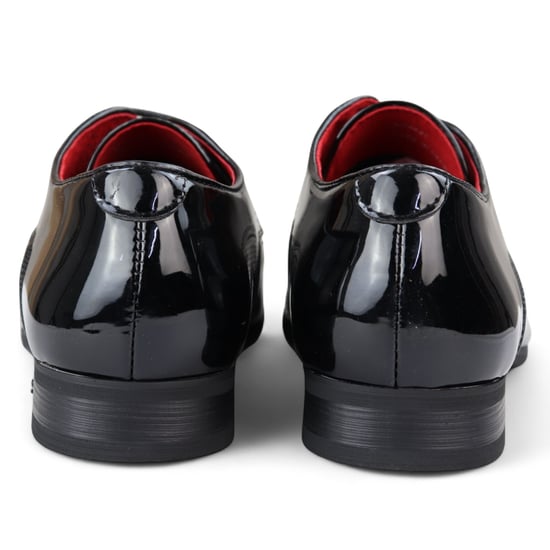 Schwarze formelle Schnürschuhe mit spitzer Zehenpartie für Herren - Image 5