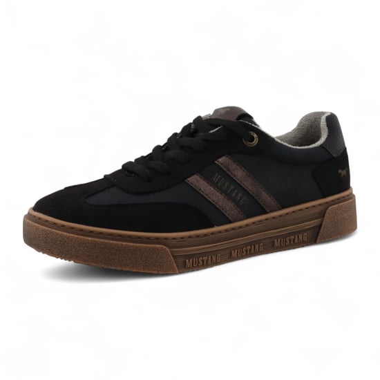 Mustang Damen Sneaker Street Plateau Schwarz - Image 3