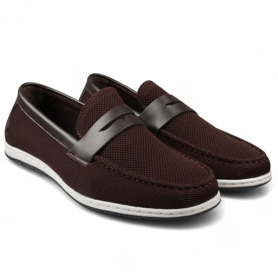 Atmungsaktive Slipper für Herren in Braun - Image 2