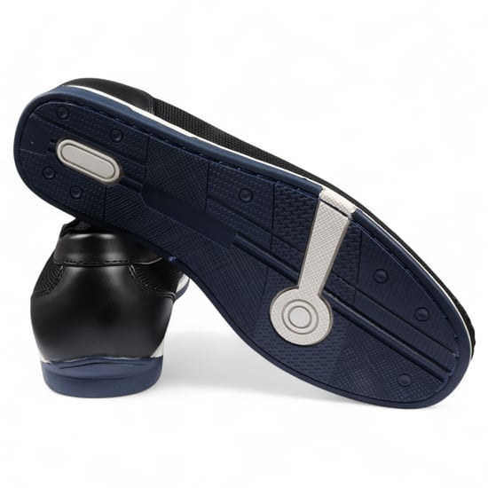 Leichte, atmungsaktive Slipper aus Mesh für Herren in Marineblau - Image 6