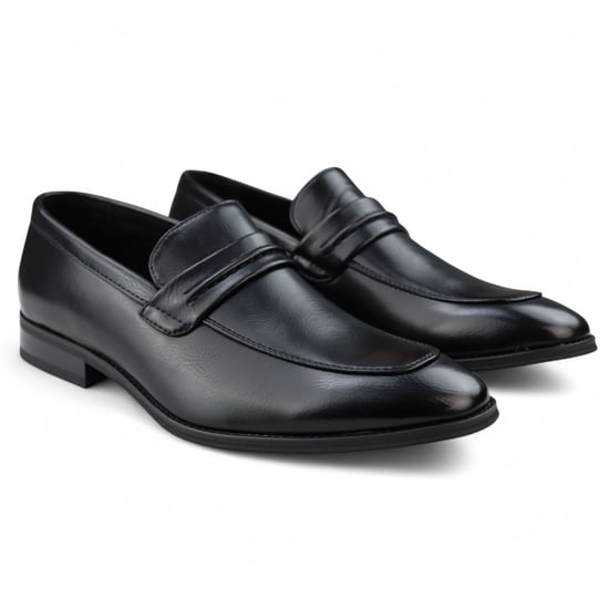 Herren Slip-On Loafer mit Lederfutter, schwarz - Image 2