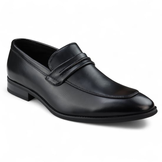 Herren Slip-On Loafer mit Lederfutter, schwarz - Image 3