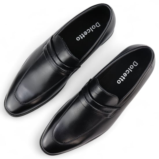 Herren Slip-On Loafer mit Lederfutter, schwarz - Image 4