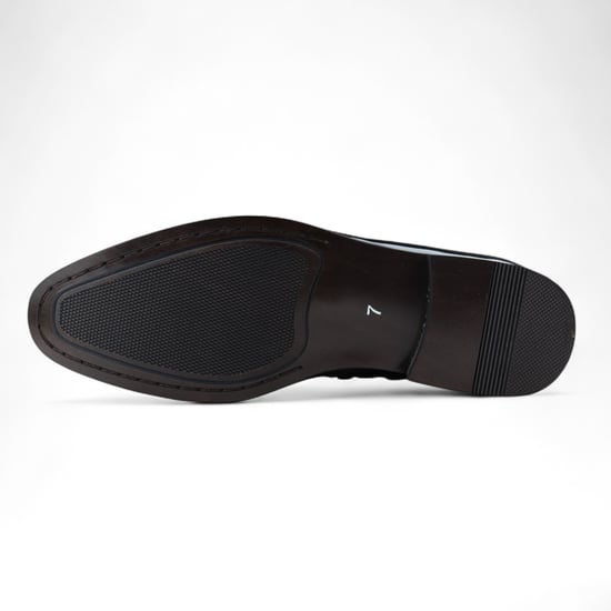Herren Slip-On Loafers Braun Ledergefüttert Elegante Schuhe - Image 5