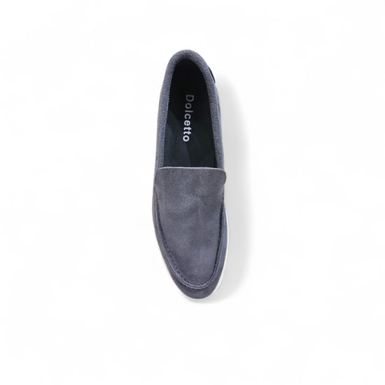 Robuste Slipper für Herren in Grau mit gepolsterter Innensohle - Image 5