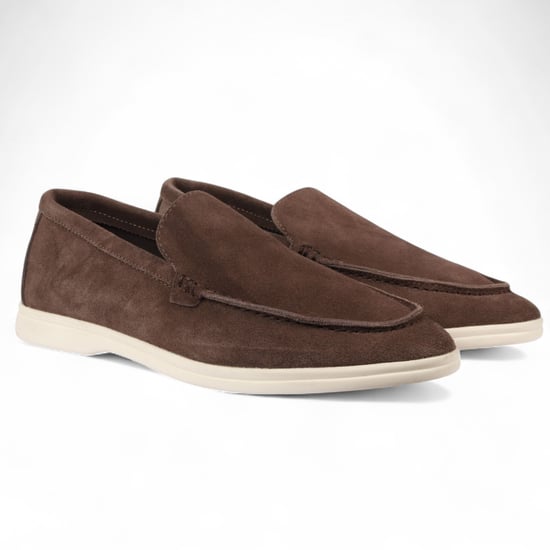 Robuste Slip-On-Loafer für Herren in Braun mit gepolsterter Innensohle - Image 2