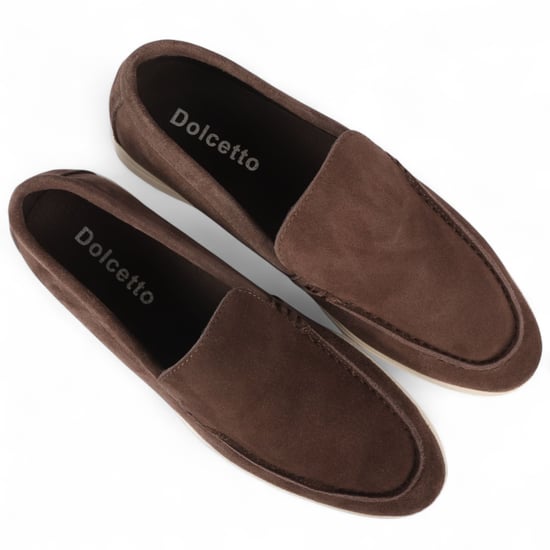 Robuste Slip-On-Loafer für Herren in Braun mit gepolsterter Innensohle - Image 3