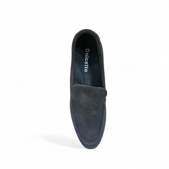 Robuste schwarze Slip-On-Loafer für Herren mit gepolsterter Innensohle - Image 6