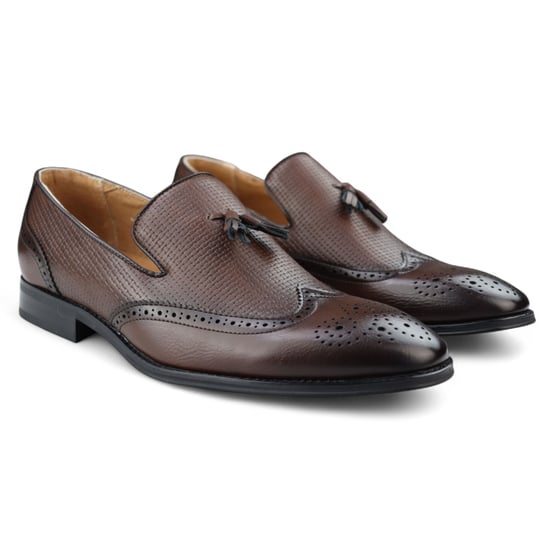 Herren Mokassin Loafer mit Quaste, elegante Slip-On-Abendschuhe - Image 2