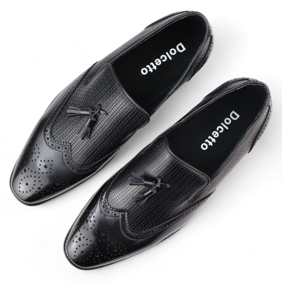 Herren Mokassin Loafer mit Quaste, elegante Slip-On-Abendschuhe - Image 4