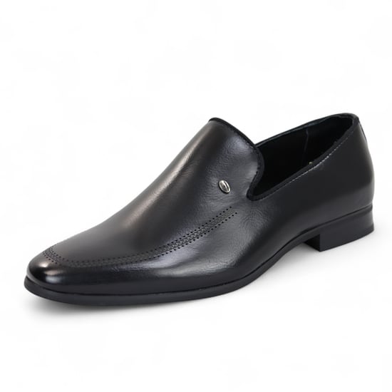 Herren Klassische Slip-On Loafer Formelle Schuhe Braun - Image 3